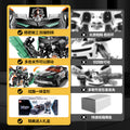 Jinjiang transforming toy mecha robot kids toy police car model boy with weapon set machine