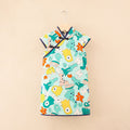 Girls' cheongsam dress, children's hanfu, modernized tang suit, ethnic children's clothing, cheongsam for little and big girls, princess dress for spring and summer