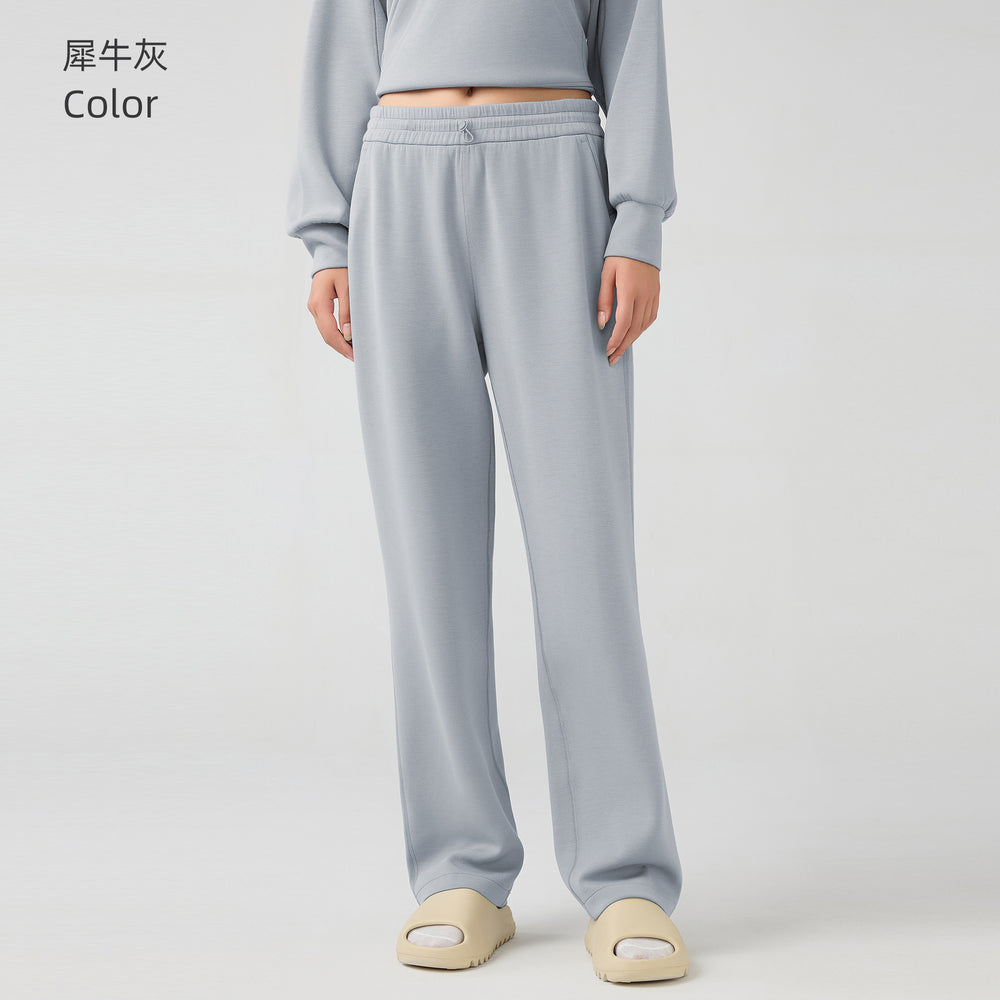 Fall and wintercasualstraight-leg pants air layer running sports pants women's looseslimming lookeasiest for matchloose pantsdaw167