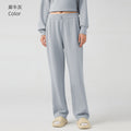 Fall and wintercasualstraight-leg pants air layer running sports yoga pants women's looseslimming lookloose pants daw167