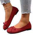 Exportplus size suede bows round toe small flats women's  summernew arrivalflatsflatscasual bean shoes