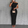 independent station new arrival cross-border cute fashion water ripple oblique shoulder dressin stock