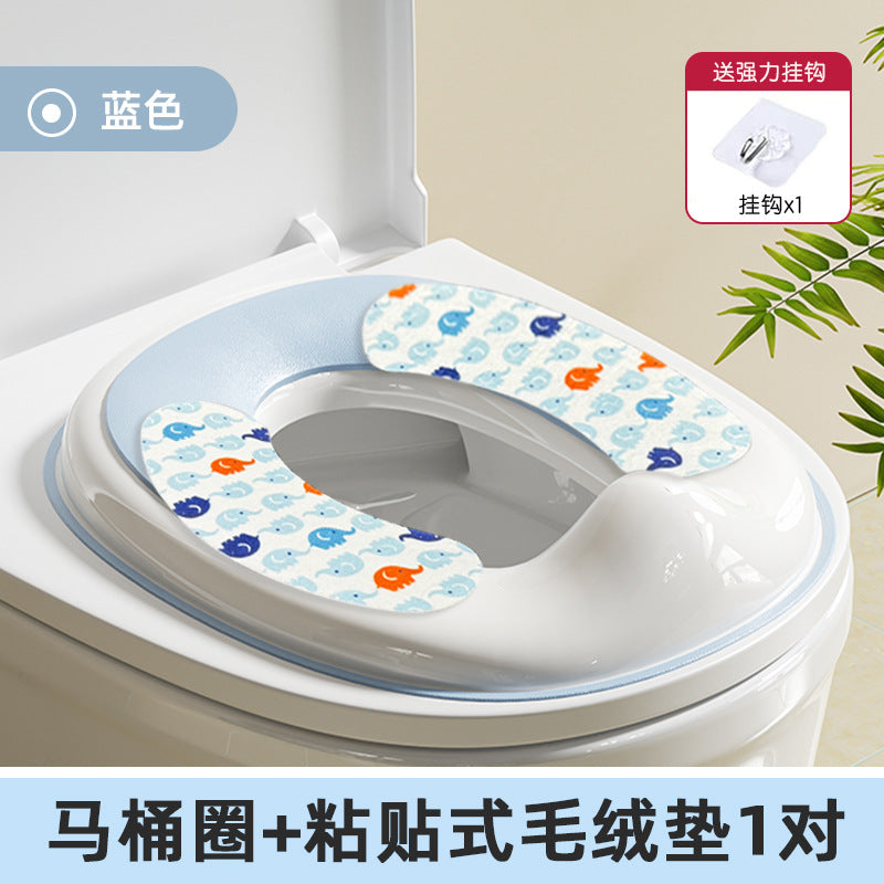 Kids toilet seat for men and women baby portable toilet soft cushion toilet seat for home auxiliary urinal cushion