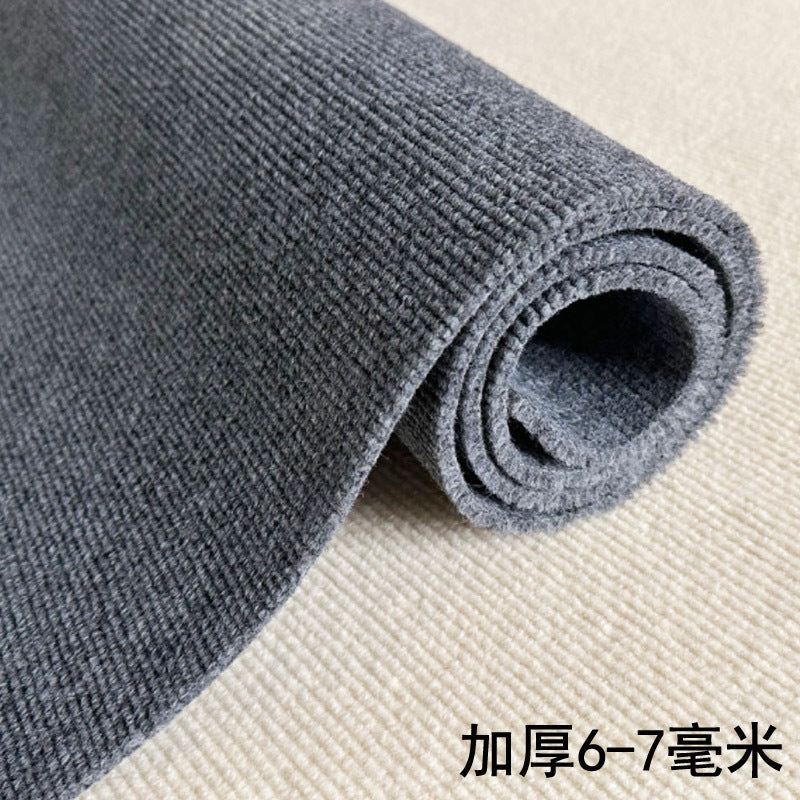 Solid color rug - customizable bedside, bedroom bay window, office mat, large area full coverage living room carpet