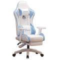 Gaming chair - ergonomic computer chair for home use, comfortable for extended sitting, rotating backrest