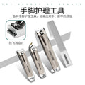 German-engineered portable stainless steel nail clipper set - premium home kit with angled nail clippers, pliers, and earwax removal tool - wholesale