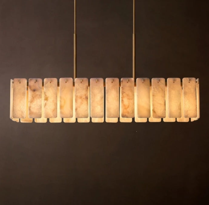 American-style marble chandelier, a touch of luxury for your dining room. simple yet grand, perfect for bedrooms, living rooms, and marble dining tables