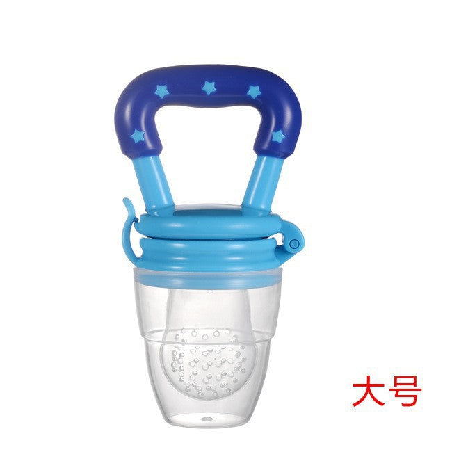 English card pack, baby fruit and vegetable music, fruit complementary food star bite music, silicone mesh bag baby chewing and feeding