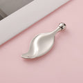 Factory direct leaf-shaped massage facial roller - metal scraping board for face, eye, and neck lifting - wholesale