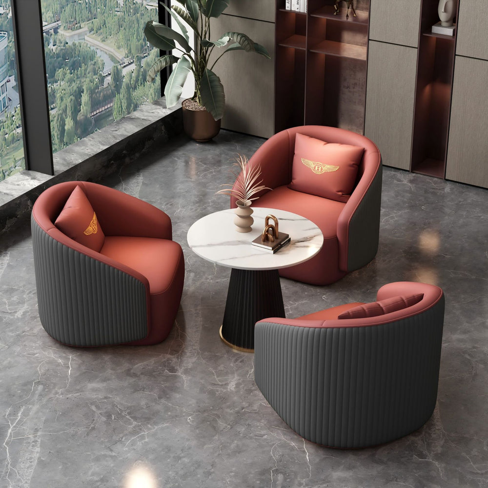 Nordic style commercial reception sofa, beauty salon leisure lounge sofa, hotel lobby casual sofa table and chair set