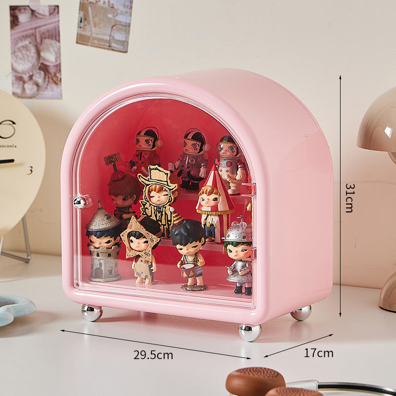 Blind Box Storage Display Cabinet Large Capacity POP MART Lego Figure Display Box Dust Storage Box Doll