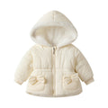Girls' cotton-padded jacket, autumn/winter  new style, chic baby outerwear, princess fashion, thickened, extra-long sleeves, winter top