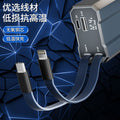 Car charger with dual usb ports and retractable cable - 2-in-1 design - universal compatibility for apple & huawei - fast charging