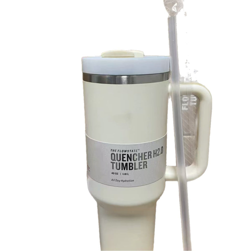 New stanley straw car cup 40oz large capacity outdoor portable handle cup for home office thermos cup