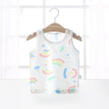 Baby vest summer strawberry ultra-thin style kids baby girl boy mesh sleeveless breathable undershirt belly protector