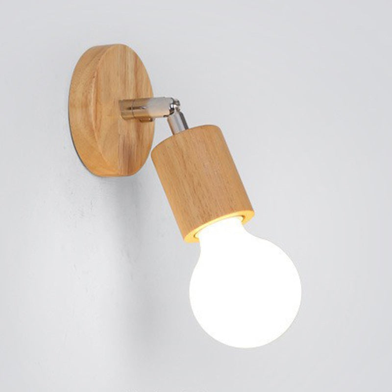 Wall lamp bedside lamp bedroom led modern simple Nordic creative American living room aisle lamp hotel wall lamp