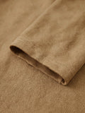 Retro corduroy shirtdress lapel long sleevesv neck wrap formula buckle belt waist women's dress
