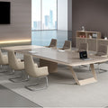 Saint li painted conference table long table large office bench table and chair combination negotiation reception