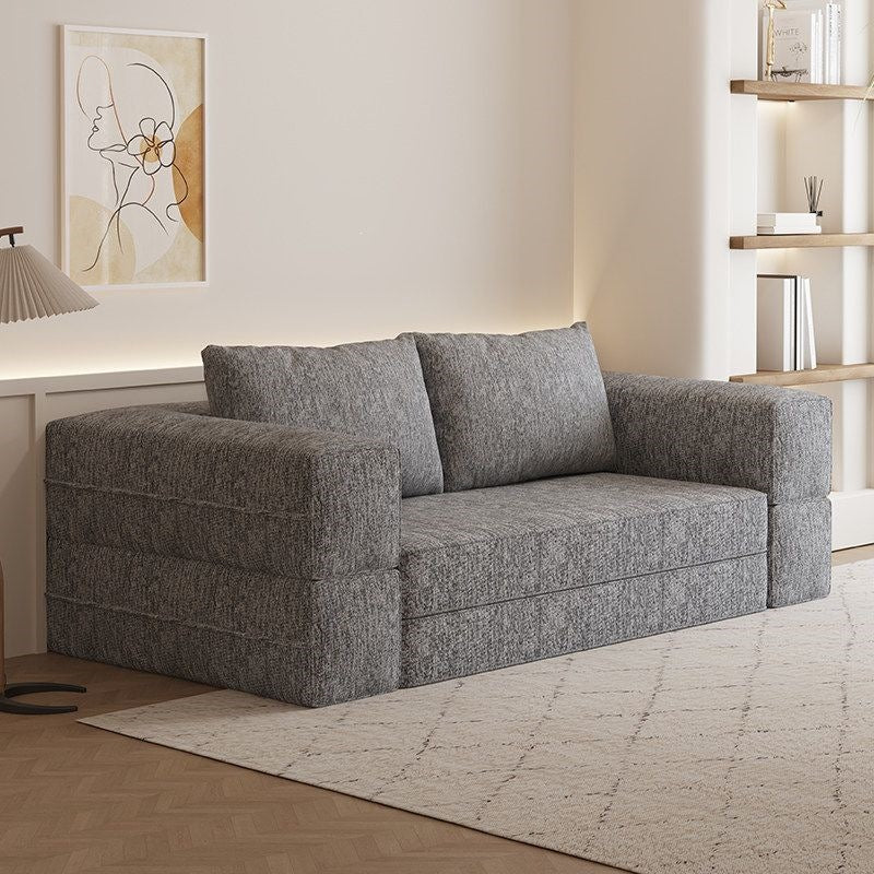 Export vacuum compression foldable sofa dual-purpose small apartment modular sofa bed living room bedroom for home lazy sofa
