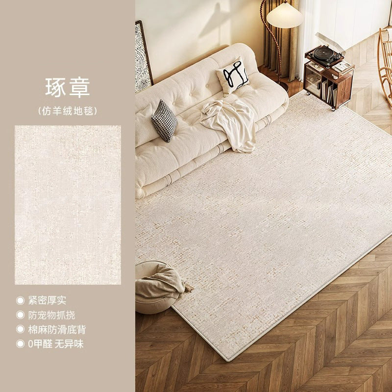 Distributed carpet living room new arrival no-wash and wipeable accessible luxuryclassy waterproof and stain-resistant floor mat modern casual bedside blanket