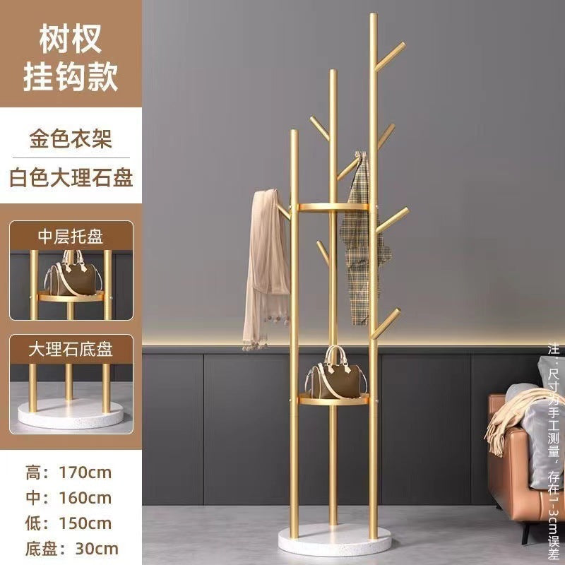 Clothes rack floor-standing clothes rack bedroom room storage coat rack popularfor home small accessible luxury clothes rack