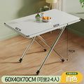 Small table, foldable table, dining table, for home rental house, simple dining table, outdoor portable rectangular stall table
