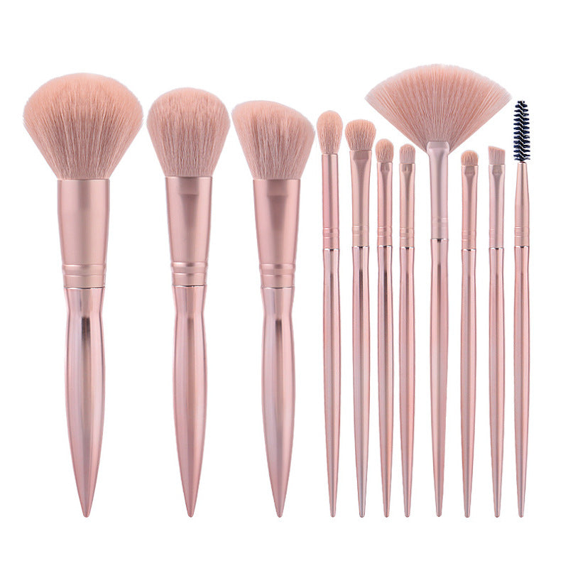 12-piece soft bristle makeup brush set - factory direct, complete beginner kit, beauty tools, eyeshadow brush, powder brush