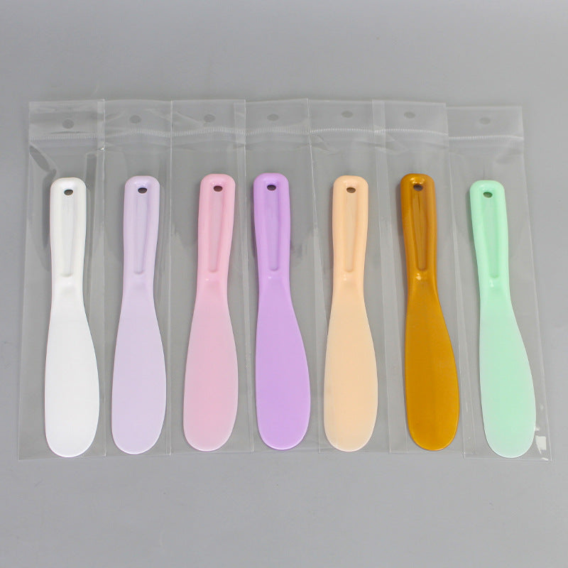 Large facial mask stick plastic beauty mask mixing stick scraper application stick body mask stick with packaging length 21cm