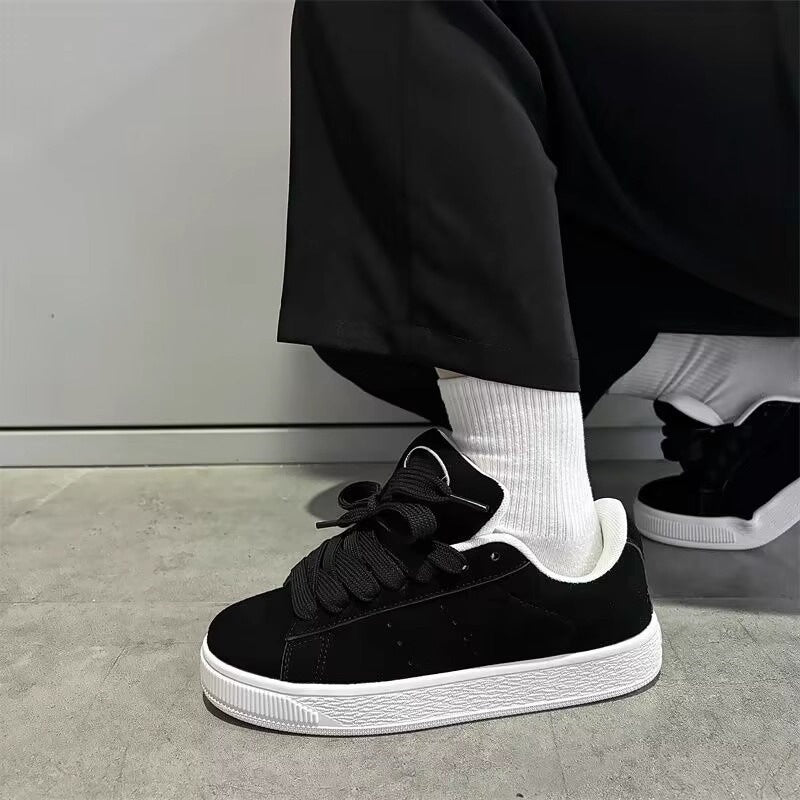 Thick solewhite shoes women's k-styleeasiest for matchplatform shoesspring & fall2026summer breathable new arrivalpopularcasual sports shoes