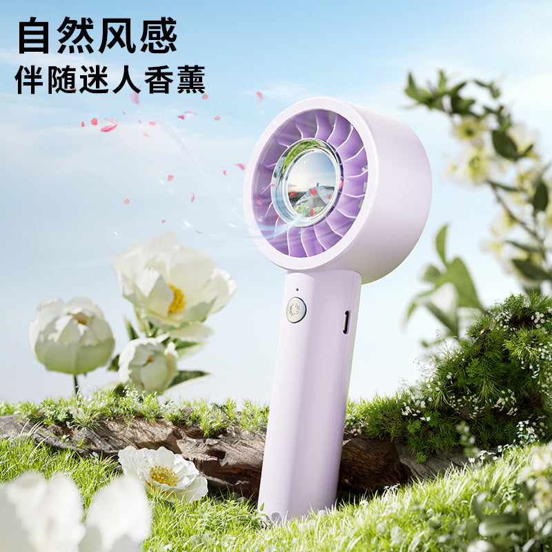 new arrival handheld aroma diffuser fan - usb powered, home/desk/outdoor mini portable circulation mosquito repellent fan - wholesale