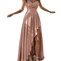 summer new women's clothing: cross-border export fashion, european and american style, asymmetrical one-shoulder high-waisted dress