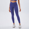 Eco-friendly recycled fabric slimming yoga pants - high-waisted, tummy-control running leggings - v-shape versatile fitness pants - quick-dry