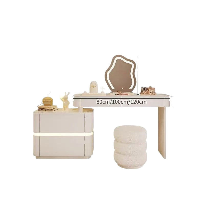 New arrival mirror dressing table for home bedroom classy sense chest all-in-one dressing table casual solid wood long dressing table