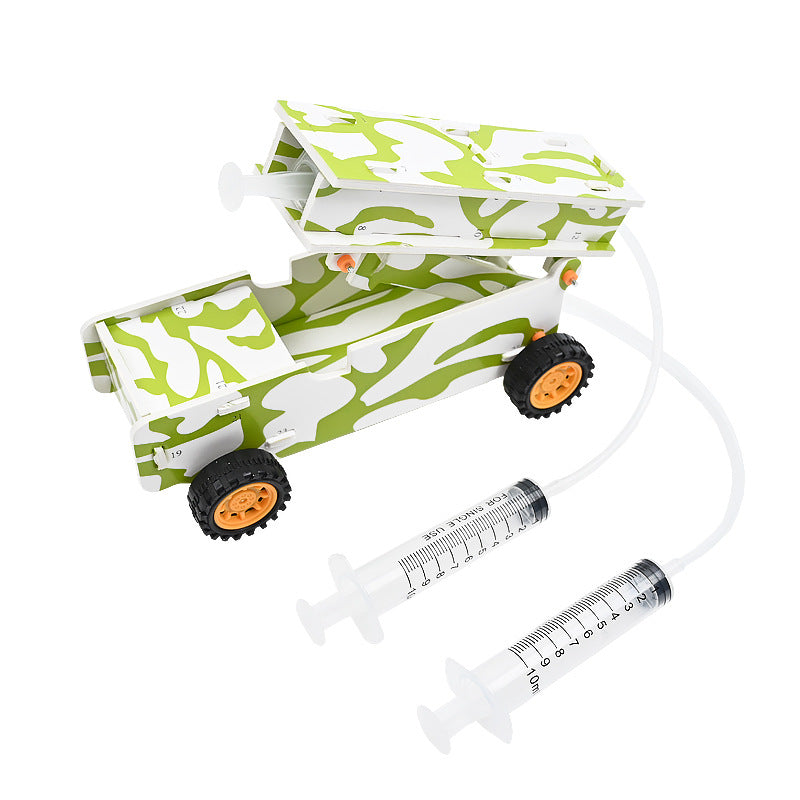 KT board rocket car, children's handmade DIY technology small production small invention, primary school students science experiment classroom equipment