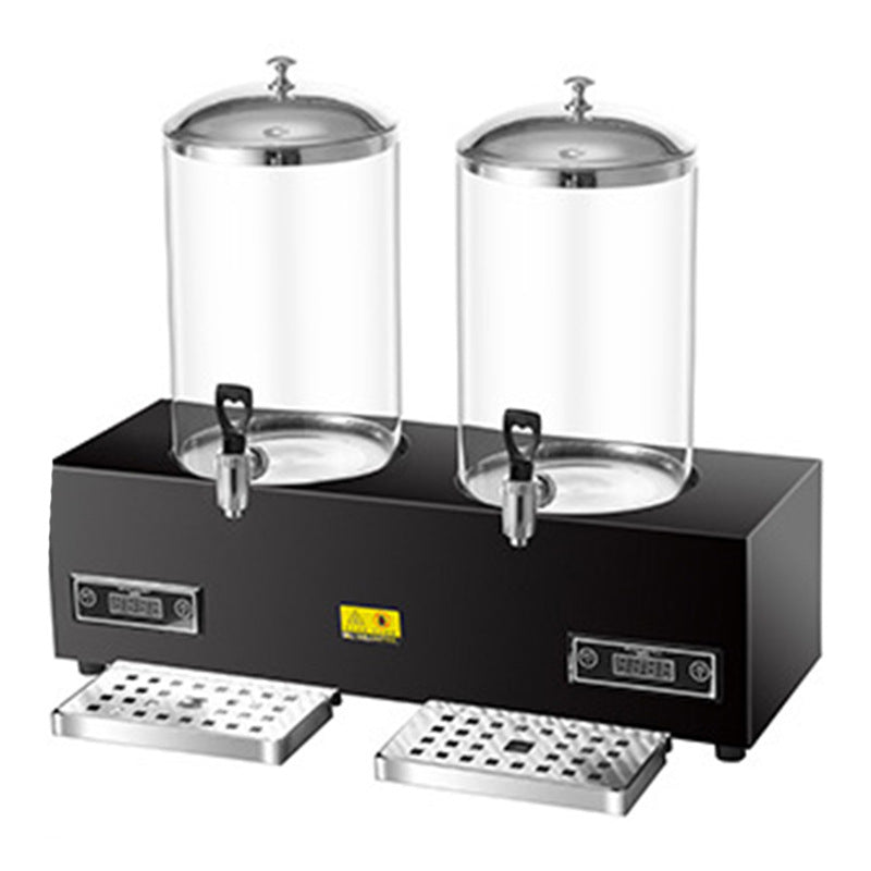 Milk tripod, hotel restaurant glass milk tripod coffee tripod numerical control heating stainless steel hot and cold tripod, juice tripod