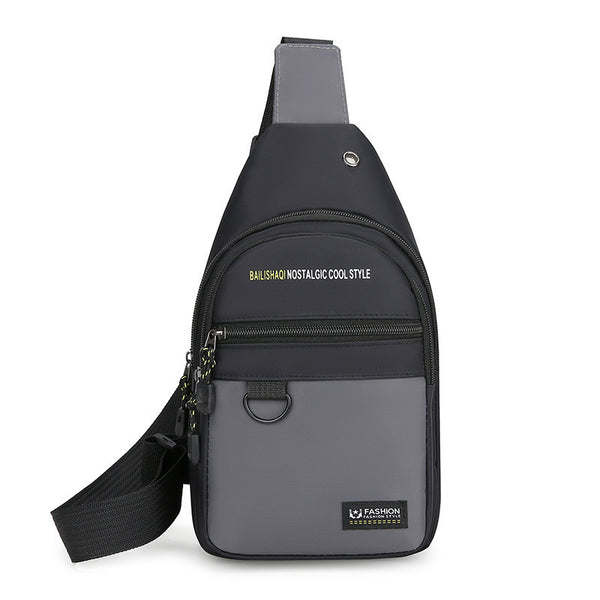 Processing Customized Breast Bag Lightweight Versatile Messenger Bag Multifunctional Outdoor Leisure Bag Men's Business Travel Shoulder Bag