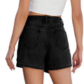 European and american cross-border women's summer  independent station washed irregular denim short skirt skirt hot girl culottes