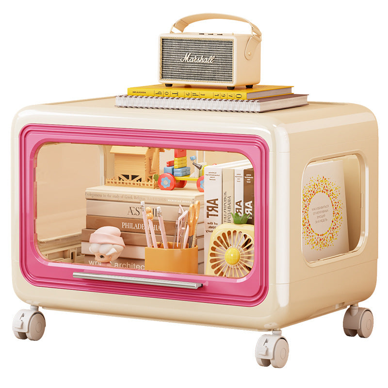 Children's toy storage cabinet Household living room Snack locker Large capacity bookcase Baby baby products storage box