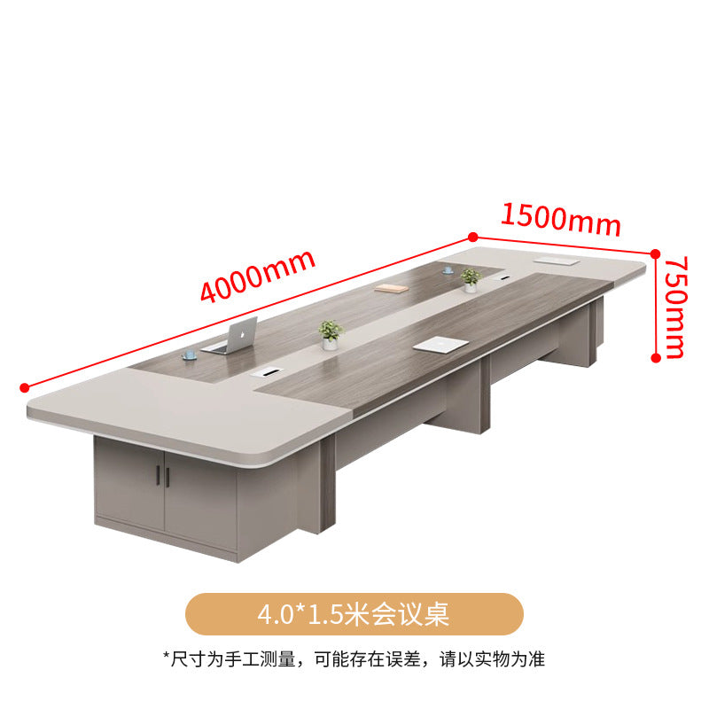 Saint-li conference table - rectangular meeting table for negotiations, modern minimalist design, large rectangular conference table