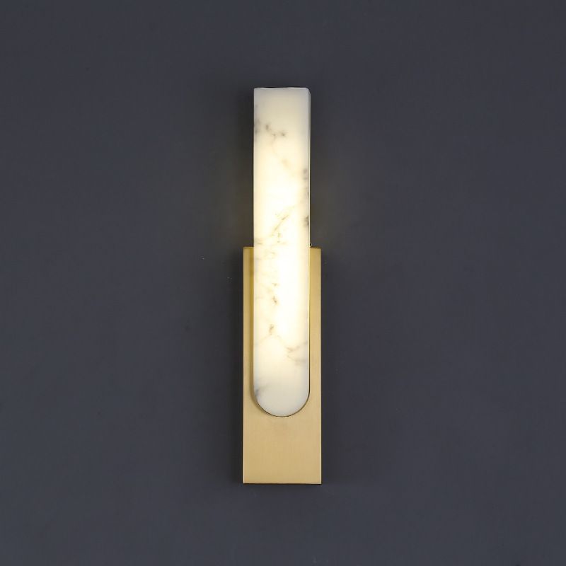 Nordic marble wall lamp - minimalist & luxe style for living room, bedroom, stairway, hallway, balcony, and bedside