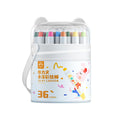 Washable kids' silky smooth spinning crayons - mess-free, non-toxic, perfect for kindergarten art - complete set of non-stick oil pastels
