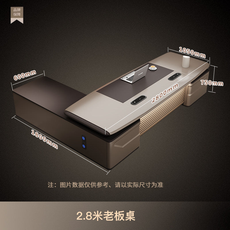 Saint li accessible luxury boss president manager supervisor desk executive desk casual modern thickened paint office desk chair