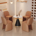 Negotiation table and chair combination, business reception, sales office, beauty salon, rest area, one table and four chairs, reception designer chair