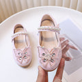 spring new arrival: cross-border bowknot pearl leather shoes - stylish princess shoes for girls