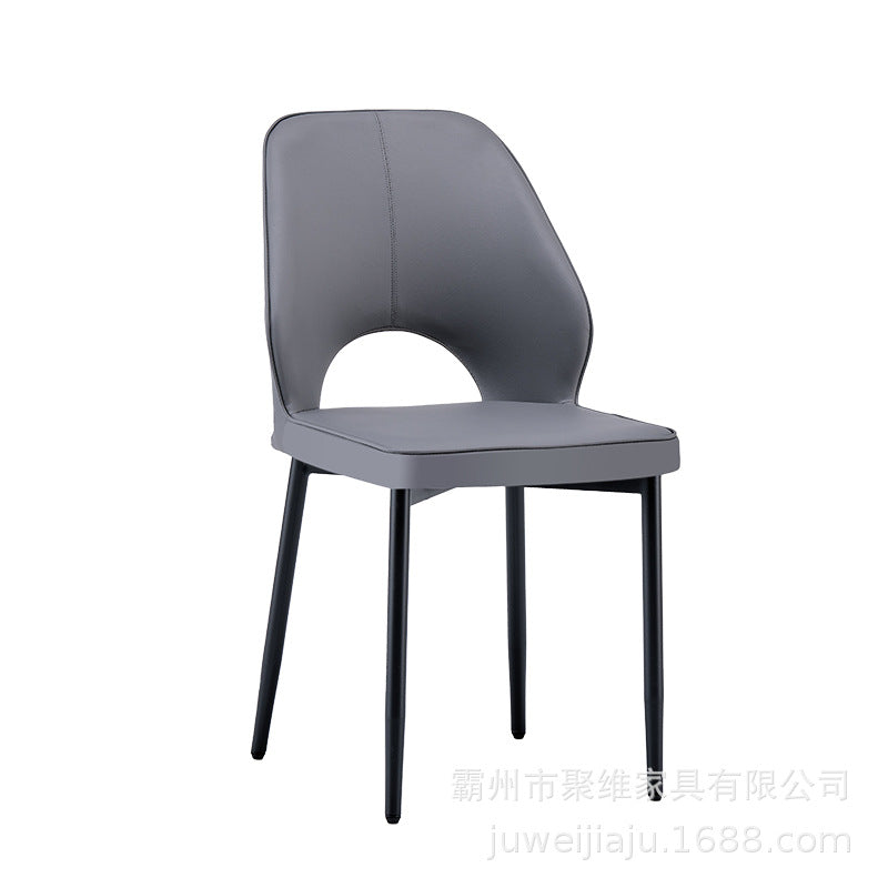 Chair back lazy stool popularcasual creative scandinavianins style restaurant dining chair creative cut out chair dining chair