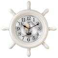 Rudder new chinoiserie wall clock living room mediterranean wall clock fashion clock silent quartz clock creative clock