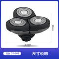 Electric shaver replacement heads - dual ring floating head - compatible with multiple brands - wholesale & portable