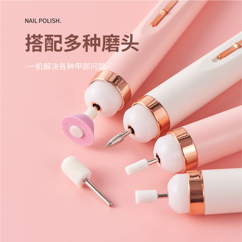 new electric nail drill polisher, mini tool, nail polish remover, nail art machine, portable set, nail grinder