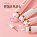Electric nail drill machine - compact tool set for nail removal, manicure, and cuticle care - portable cross-border kit