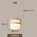 Nordic solid wood pendant light - restaurant, dining, hotel private room, noodle shop hanging lamp - japanese style master bedroom lighting fixture